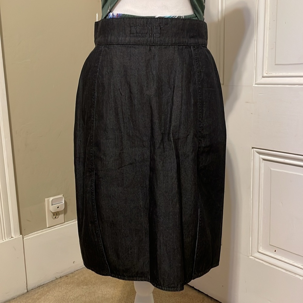 YSL Dark Grey Denim Skirt - Picture 10 of 13